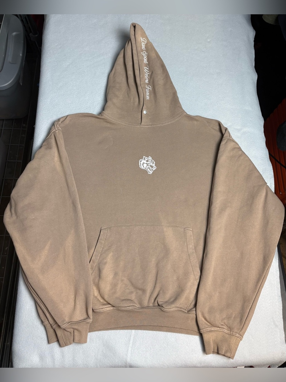 Darc Sport Wolves Forever Hoodie XL #948/1000 Brown Limited Edition Wolf Gym